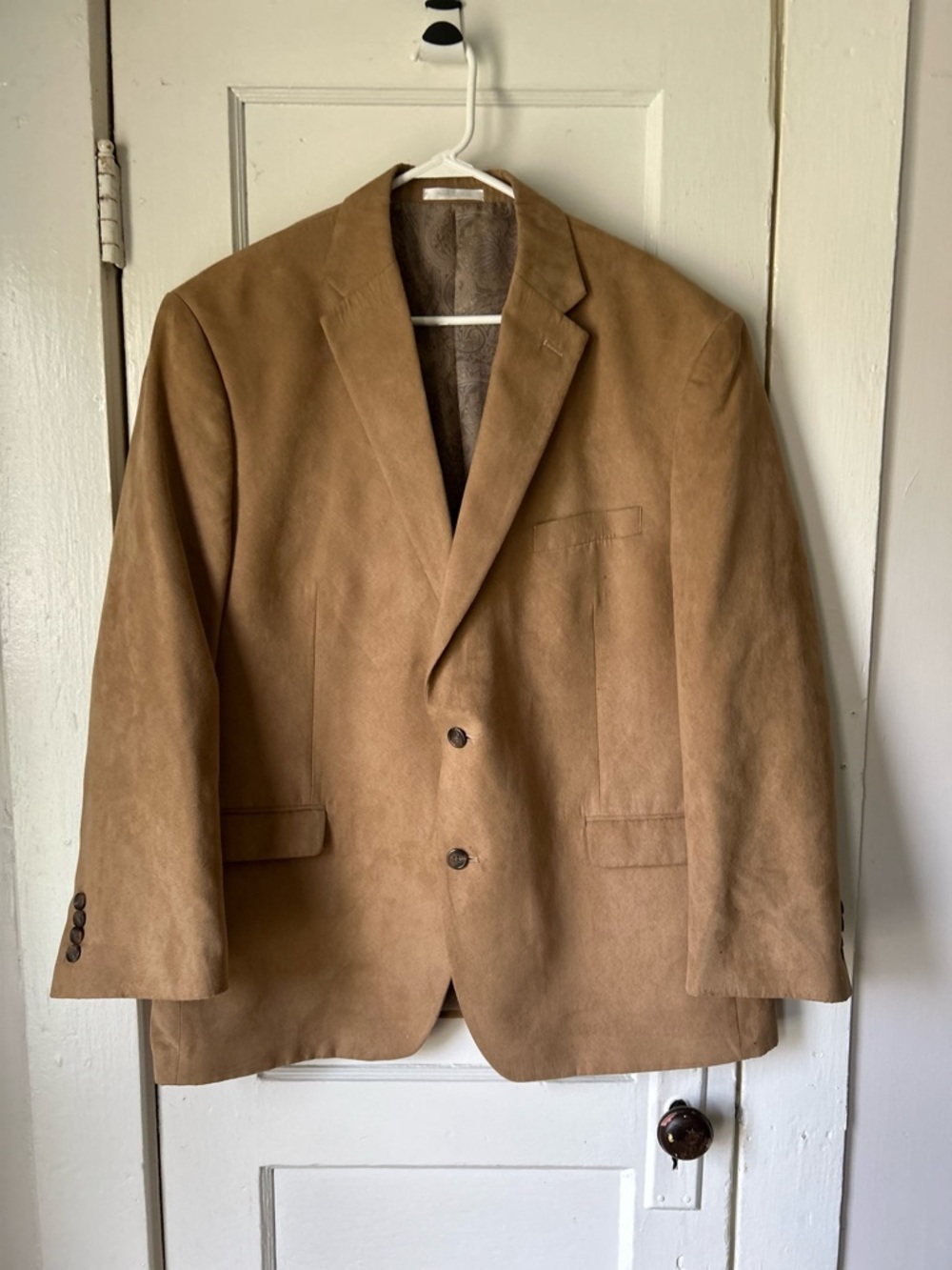 Chaps Men's Tan Suede Sport Coat